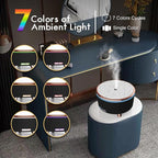 Diffusers for Essential Oils Large Room, 500ml Aromatherapy Diffuser Cool Mist Humidifier with Remote Control,7 Colors Lights & 4 Mist Mode Waterless Auto Off for Women Office Home