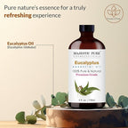 Majestic Pure Essential Oil with Glass Dropper - 100% Pure and Natural - Essential Oils for Diffuser, Aromatherapy, Soap and Candle Making, Eucalyptus Essential Oil, Eucalyptus Oil, 4 Fl Oz