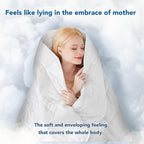 Topcee Weighted Blanket (25lbs 88"x104" Cal King Size) Soft Cooling Heavy Blanket Sleeping, Apply to 240-260 lbs Body, Thick Breathable Blanket with Glass Bead, Easy Care
