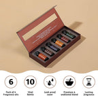 Folkulture Essential Oils Set for Diffuser | Set of 6 Luxury Floral & Oud Fragrance Oils | Orchid Oud, Rose Oud & Warm Sensual Blends, Eid Gifts & Home Fragrance Gift Set