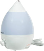 AIRCARE Ultrasonic Cool Mist Humidifier,Whisper-Quiet, Multi Color LED Light, Aroma Therapy Essential Oil Diffuser for Home, Bedroom, Baby, Nursery, Yoga, Spa and Office (white, .33 gal)
