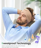 Bluetooth Headphones Headband, Sleep Headphones Bluetooth Headband for Side Sleepers, Reduce Snoring Disturbance for Sleeping, Wireless Headphone for Workout Running Cool Gadgets Unique Gifts
