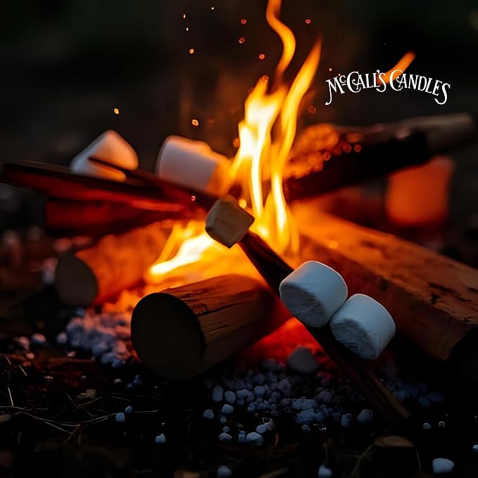 McCall’s Candles | Campfire | Scented Wax Melt | Smoky Cedarwood, Glowing Embers & Crisp Night Air | 6-Piece Break-Apart Bar | 12–24 Hours Per Wedge | Poured in the USA | 5.5 oz