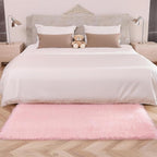 Ultra-Soft 3x5 Pink Shag Rug for Girls’ Bedroom – Small Fluffy Non-Slip Area Rugs for Living Room, Kids Room, Nursery, Playroom, Dorm, Home Office, Modern Plush Carpet Home Décor