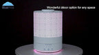 BlueHills 2500 ML XL Essential Oil Diffuser Aroma Humidifier with Timer for Large Home Decor Baby Rooms Big Huge 2.5 L Capacity Long Run Color Changing Lights Decorative Design High Mist White- F002