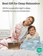 Weighted Idea Weighted Blanket for Adults (Coral Pink,48"x72",20lbs) Cooling Breathable Heavy Blanket with Premium Glass Beads All-Season Soft Thick Comfort