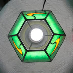 Mushroom Lamp Tiffany Lamp Stained Glass Table Lamp Moon Cute Small Bedside Lamps for Living Room Home Decor,Unique Aesthetic Home Living Room Decor Girls Women Birthday Day Gift,(Green)