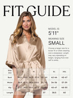 Turquaz Women's Bride Bridesmaids Silky Robe Satin Kimono Robes for Women Lingerie