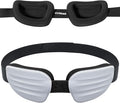 CLOZIA Sleep Mask for Men Women, Adjustable Sleeping Eye Mask, 100% Blocking Eye Masks for Sleep, Soft Comfortable for Travel & Shift Work, Gray
