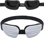 CLOZIA Sleep Mask for Men Women, Adjustable Sleeping Eye Mask, 100% Blocking Eye Masks for Sleep, Soft Comfortable for Travel & Shift Work, Gray