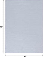 SAFAVIEH Washable Rug Faux Rabbit Fur Shag Collection - 4' x 6', Light Grey, Slip Resistant & Easy Cleaning, Ideal for Living Room, Bedroom, Nursery, Boys & Girls Kids Playroom, Dining Space (FRF976F)