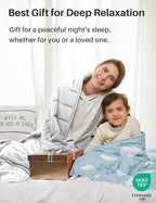 Weighted Idea Weighted Blanket for Adults (White,48"x72",15lbs) Cooling Breathable Heavy Blanket with Premium Glass Beads All-Season Soft Thick Comfort