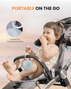 Dreamegg White Noise Machine - Portable Sound Machine for Baby Adult, Features Powerful Battery, 21 Soothing Sound, Noise Canceling for Office & Sleeping, Sound Therapy for Home, Travel(2Light Blue)
