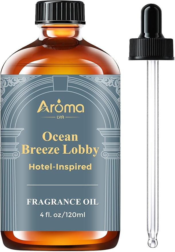 Ocean Breeze Lobby — a Hotel-Inspired Fragrance Oil that Feels Like a Coastal Resort Lobby, Hotel Diffuser Oil for Home Fragrance Oil for Ultrasonic and Waterless Diffusers and Crafting