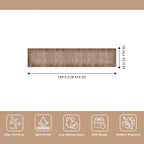 2x10 ft Washable Hallway Runner Rug – Non-Slip Long Carpet Runners for Kitchen Entryway Bedroom Living Room Bathroom,Stain-Resistant Low-Pile Modern Abstract Neutral (Warm Taupe,2x10)
