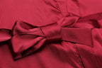 Women's Satin Kimono Robe Wedding Getting Ready Silky Bathrobe Short Bridesmaid Dressing Gown