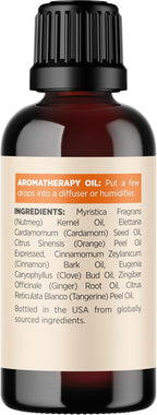 Pumpkin Spice Essential Oil Blend - Warm & Cozy Pumpkin Spice Oil for Diffuser Candles Soaps & DIYs with Real Nutmeg Cinnamon Clove & Ginger Extracts - Fall Scented Aromatherapy Blend (1 Fl Oz)