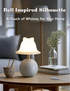 Joyzy Mushroom Table Lamp for Bedroom, Desk Bedside Small Lamp for Living Room Night Stands, Mushroom Lighting Decor Cute Modern Light, Unique Aesthetic Home Decor
