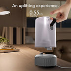 Vornado Votiv 7 Whole Room Ultrasonic Humidifier with Ambient Lighting, 2 Gallon Output, Carry Handle, Simple Refill, Touch Controls, 2 Mist Settings, Humidifier for Bedroom, Translucent White