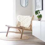 Nordic Sheep Real Sheepskin Rug Short Hair 2x3 ft | Bedside Rugs for bedrooms, Sofa, Chair or Dining Table | Each Sheepskin is Unique and Created by Nature | Small Fluffy Rug in White