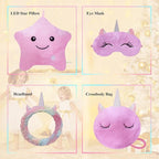 Decorative Throw Pillows for Bed Home Decor Living Room Sofa Chair Car Christmas Holiday Birthday Gifts, Cute Soft Hugging Plush Star Throw Pillow Cushion, Couch Pillows with Inserts Set Pink