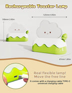 L LOHAS LED Cute Desk Decor Cloud Lamp Night Light for Kids, Kawaii Sleep Light, Rechargeable 7 Colors Lamp, Room Decor, Gifts Ideas for Baby Kids Girls Teens Teenages