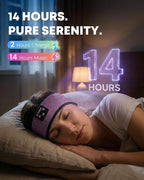 Sleep Headphones Headband Wireless Bluetooth 5.4 - Soft, Breathable, Ultra-Thin Speakers for Side Sleepers, Workout, Airplane Travel, Relaxation