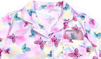 QPANCY Kids Satin Pajamas Sets Baby Boy Girl Button-Down Silk Sleepwear 2 Piece Short Sleeve Loungewear Clothes Set