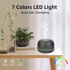SEEDSEEL 300ML Essential Oil Diffuser,Ultrasonic Aromatherapy Diffuser, 7-Color Gradient Lights, Remote Control, 8 Hours Run Time, Suitable for Home,Office
