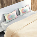 Satin Pillowcase for Hair and Skin, Tie Dye Silk Pillowcase Soft and Cozy Body Pillow Covers, Queen Size Satin Pillow Cases with Envelope Closure(20x30 Inch), 1PC