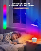 Travel White Noise Sound Machine 20 Sounds, Portable Sound Machine for Adults Sleep, Mini Sleep Aid with Adjustable Volume, 3 Timers, Colorful Night Light, Rechargeable for Baby, Home, Registry Gift