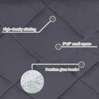 yescool Weighted Blanket (7 lbs, 41" x 60", Grey) Cooling Heavy Blanket for Sleeping Perfect for 60-90 lbs, Breathable Blanket with Premium Glass Bead, Machine Washable