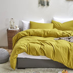 CLOTHKNOW Moss Green Queen Comforter Set Chartreuse Bedding Comforter Sets Green Yellow Queen Comforter Yellownish Green Comforter with 2 x Pillow Cases