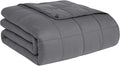 CuteKing Weighted Blanket for Adults (20lbs, 60"x80", Grey) Heavy Blanket for 180-190lbs, Weighted Blanket for Cooling & Heating with Premium Glass Beads, Soft Thick Blanket for Adult All-S