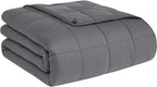 CuteKing Weighted Blanket for Adults (20lbs, 48"x72", Grey) Heavy Blanket for 180-190lbs, Weighted Blanket for Cooling & Heating with Premium Glass Beads, Soft Thick Blanket for Adult All-Season