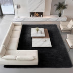 9x12 Extra Large Ultra-Soft Black Shag Area Rug for Living Room, Bedroom and Dining Room – Fluffy, Durable, Non-Slip Carpet for Nursery, Playroom and Home Office, Modern Plush Home Décor