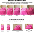 NEWCOSPLAY Super Soft Queen Blanket Hot Pink Premium Silky Flannel Fleece 3D Checkered Lightweight Bed Blanket All Season Use (Hot Pink Checkered, Queen(90"x90"))