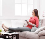 Clara Clark Reading Pillow with Shredded Memory Foam for Sitting Up in Bed and Couch, Back and Arms Adjustable Support for Adults & Teens Backrest Pillows for Reading, with Washable Cover Light Grey