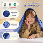 Topcee Weighted Blanket (3 lbs, 36" x 48") Cooling Throw Heavy Blanket for Sleeping Apply to 20-40 lbs, Soft Thick Breathable Blanket with Glass Bead, Easy Care
