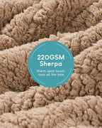Cottonblue Adults Weighted Blanket 15lbs for Deep Sleep - Plush Cozy Sherpa Weighted Blankets for Relax and Calm, Luxurious Jacquard Decor Blanket Queen Size for Bed Sofa, 48x72 Inches, Grey
