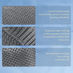 Topcee Knitted Weighted Blanket - 60"x80" 15lbs Queen Size Cooling Chunky Knit Heavy Blanket for Adults Cable Yarn Knit Decorative No Beads Soft Cozy and Cooling Weighted Throw Machine Washable