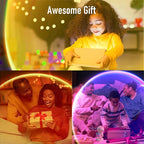 XEBKOR Sunset Lamp Projector,LED Light Lamp Set for Room