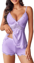 Avidlove Womens Sweetness Cami Set Lace Camisole Lingerie Nightwear Sexy Pajamas Lounge Sets