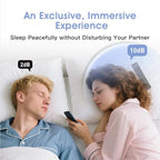 Under Pillow Bone Conduction Speaker for Sleeping – Bluetooth White Noise Sound Machine with Display, 36 Sleep Sounds, Timer, TF Card Support for Side Sleepers and Sleep Difficulties
