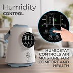 Everlasting Comfort 2.5L Top Fill Humidifier – Upgraded Easy to Clean 20HR Runtime Cool Mist Air Moisturizer for Bedroom, Home, Nursery & Large Room, Whisper-Quiet Soothing Hydration for Baby & Kids