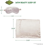 Wicked Glinda Satin Sleep Set - 1 Pillow Case & 1 Sleep Mask - Gifts for her - self Care - Scunci by Conair