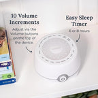 Yogasleep Whish White Noise Sound Machine, 16 Natural & Soothing Sounds, Volume Control for Baby & Adults, Get Office Privacy, Concentration, Sleep Aid, Compact for Easy Travel, Essentials for Nursery