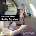 Cotton Sleep Eye Mask for Men Women, 100% Blocking Light Sleeping Mask for Side Sleeper, Soft Zero Pressure Cooling Blackout Eye Masks for Sleep, Eye Covers for Sleeping fits All Heads Adjustable