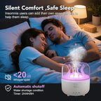 Jellyfish Diffuser 280ml, Cute humidifier, with Remote Control Timer, 7 Color LED Night Light, Essential oiluser Suitable for Home Office, Hotel spa Yoga Room, auto Shut-Off