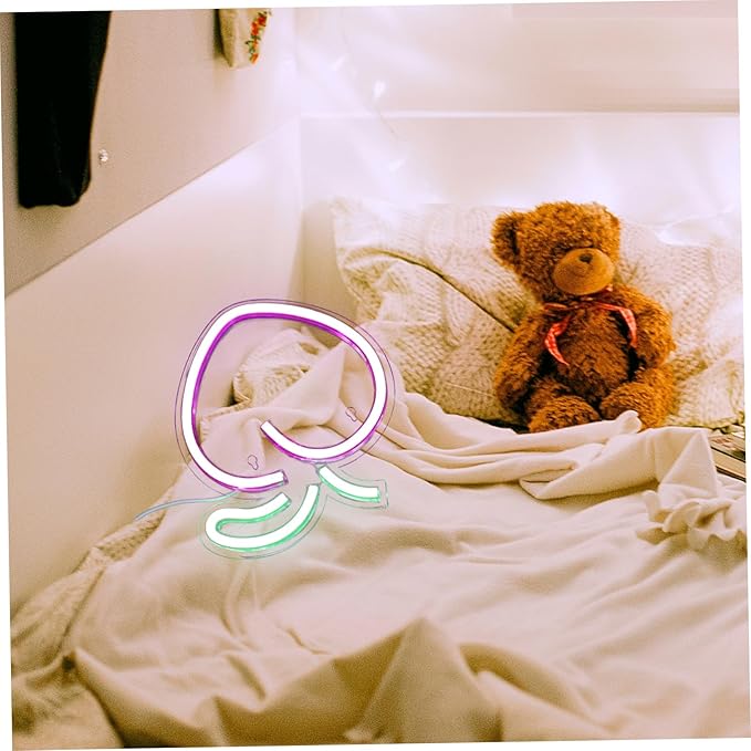 Peach Neon Light Sign Creative Led Night Light for Bedroom Decor Unique Fruit Shape Design for Parties Gifts Home Adornment